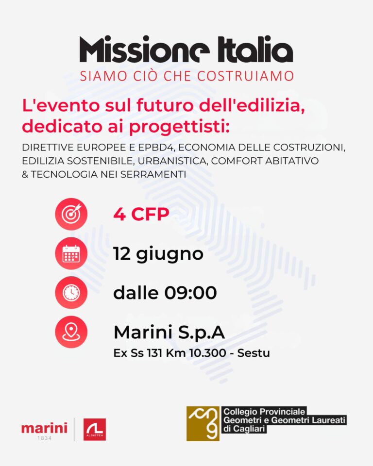 MISSIONE ITALIA 2026 – 3ª EDIZIONE – UNICA TAPPA IN SARDEGNA