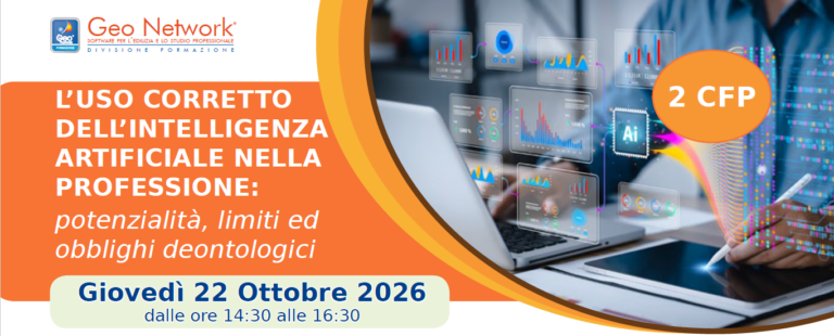 L’USO CORRETTO DELL’INTELLIGENZA ARTIFICIALE NELLA PROFESSIONE: potenzialità, limiti ed obblighi deontologici